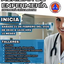 Convocatoria Auxiliar de Enfermería